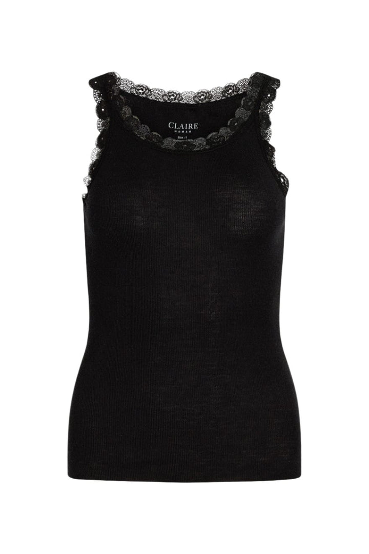 Angela - Top Black | Topper | Smuk - Dameklær på nett