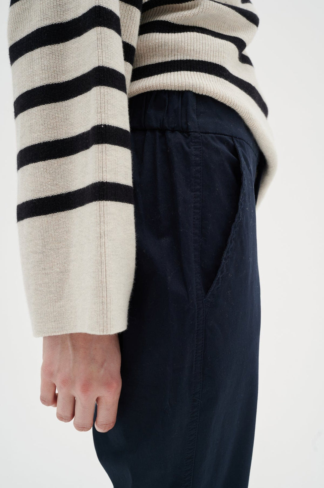 Annaleeiw Nolona Pants Marine Blue | Bukser | Smuk - Dameklær på nett