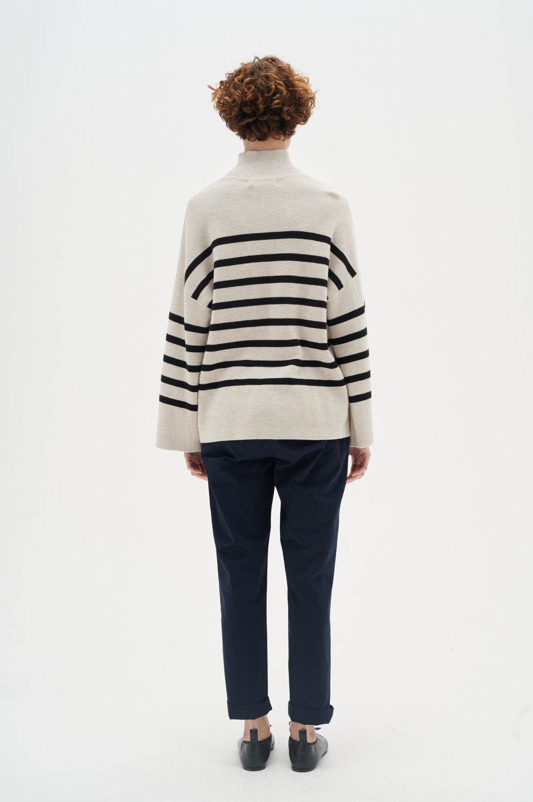 Annaleeiw Nolona Pants Marine Blue | Bukser | Smuk - Dameklær på nett