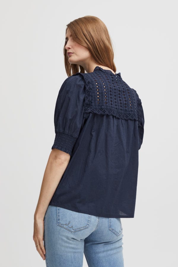 Anne Bl 1 Navy Blazer | Skjorter og bluser | Smuk - Dameklær på nett