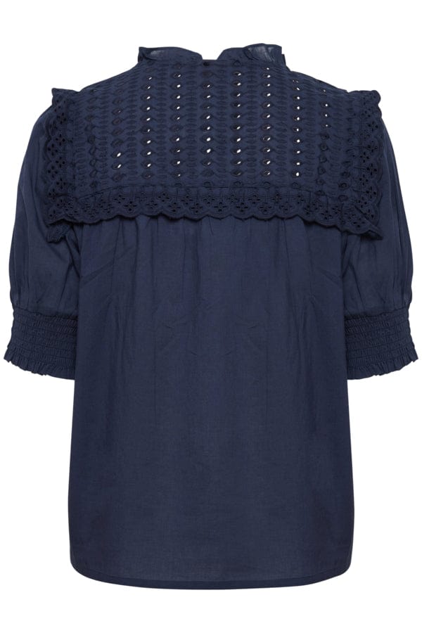 Anne Bl 1 Navy Blazer | Skjorter og bluser | Smuk - Dameklær på nett