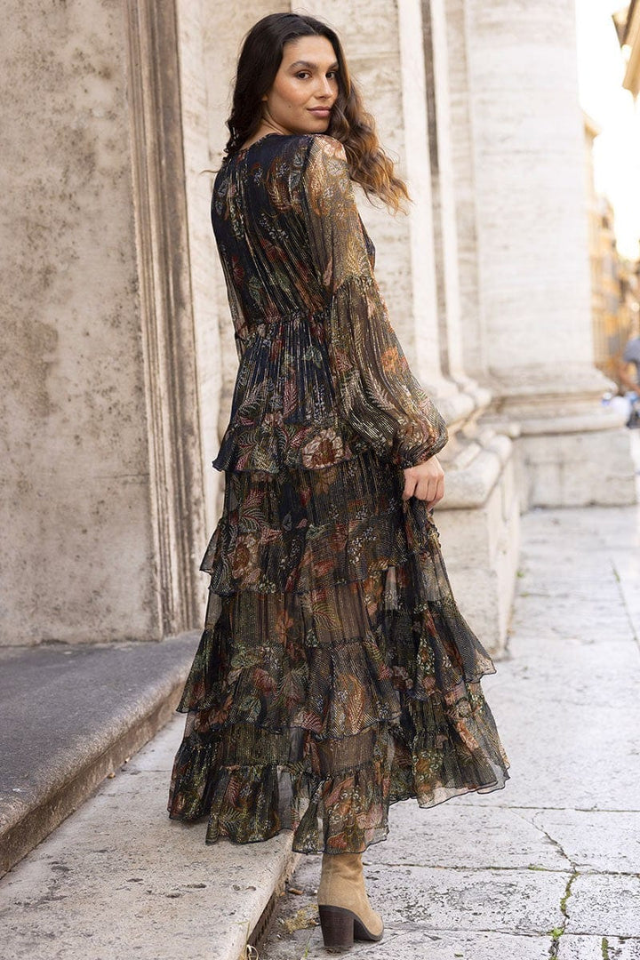 Ariana Dress Navy Multi | Kjoler | Smuk - Dameklær på nett