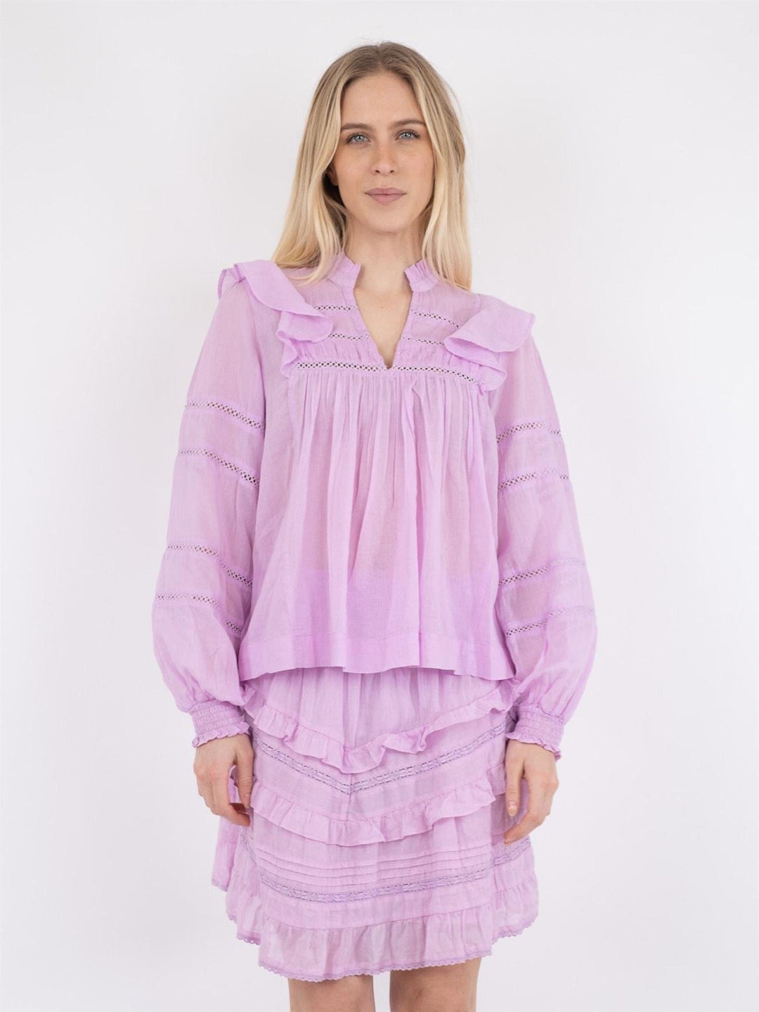 Aroma S Voile Blouse Rose | Skjorter og bluser | Smuk - Dameklær på nett