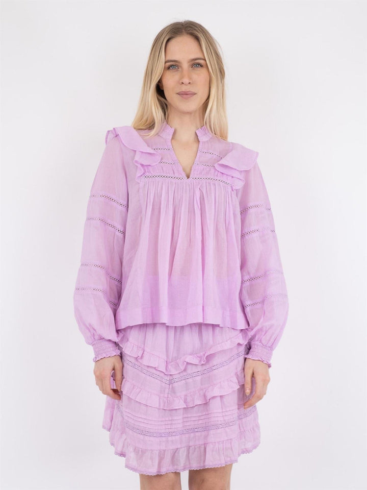 Aroma S Voile Blouse Rose | Skjorter og bluser | Smuk - Dameklær på nett