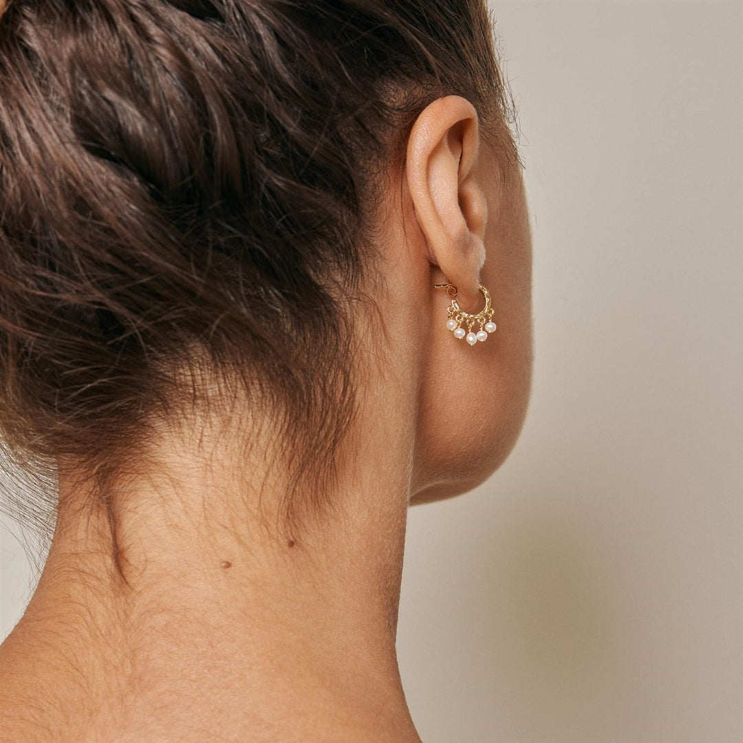 Astrid Earrings Pearl | Accessories | Smuk - Dameklær på nett