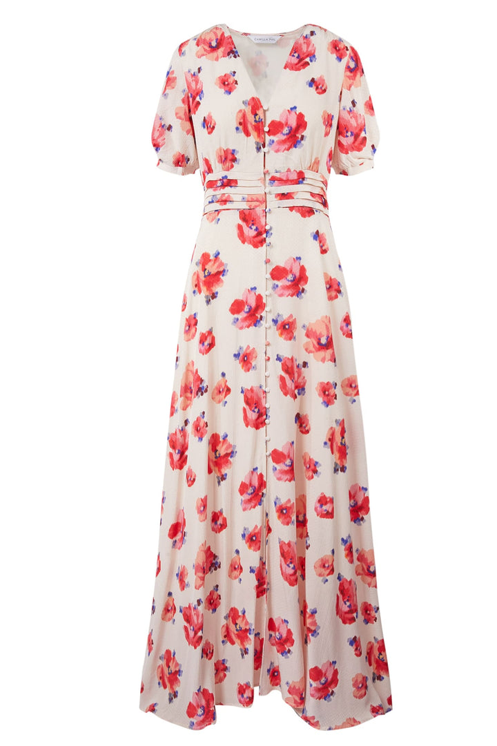 Athalia Dress Pink Mallow Print | Kjoler | Smuk - Dameklær på nett