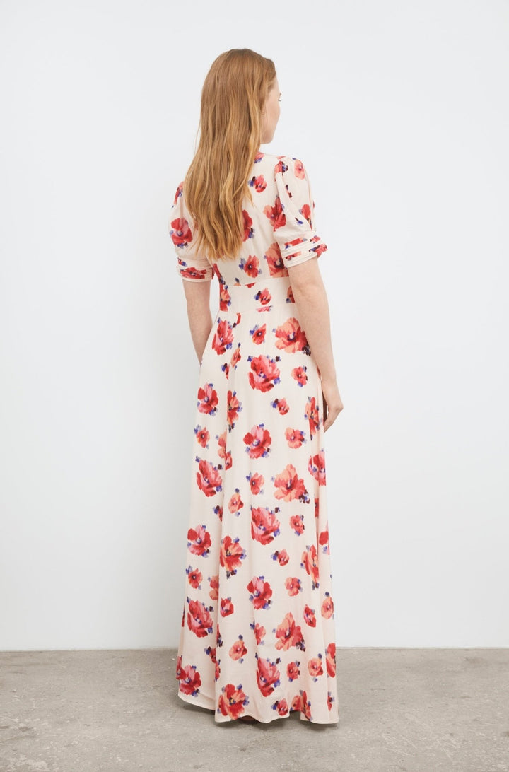 Athalia Dress Pink Mallow Print | Kjoler | Smuk - Dameklær på nett