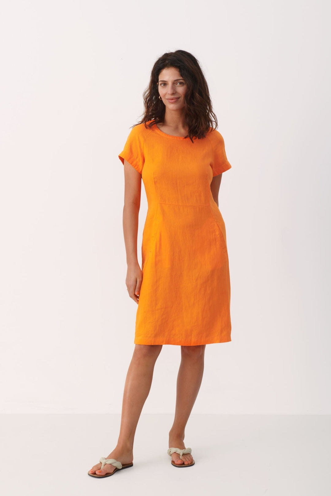 Aundreaspw Dress Mandarin Orange | Kjoler | Smuk - Dameklær på nett