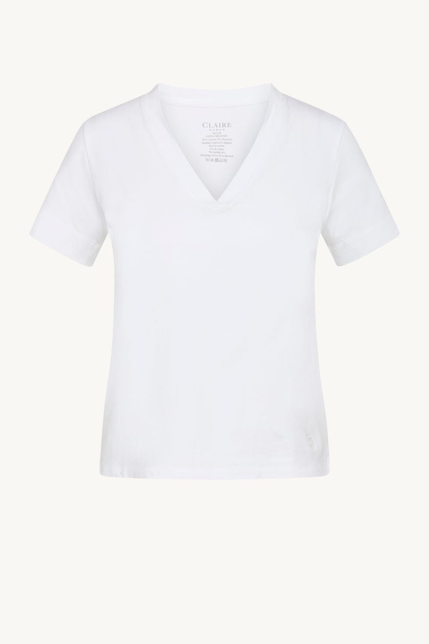 Aurora-Cw - T-Shirt White | Skjorter og bluser | Smuk - Dameklær på nett