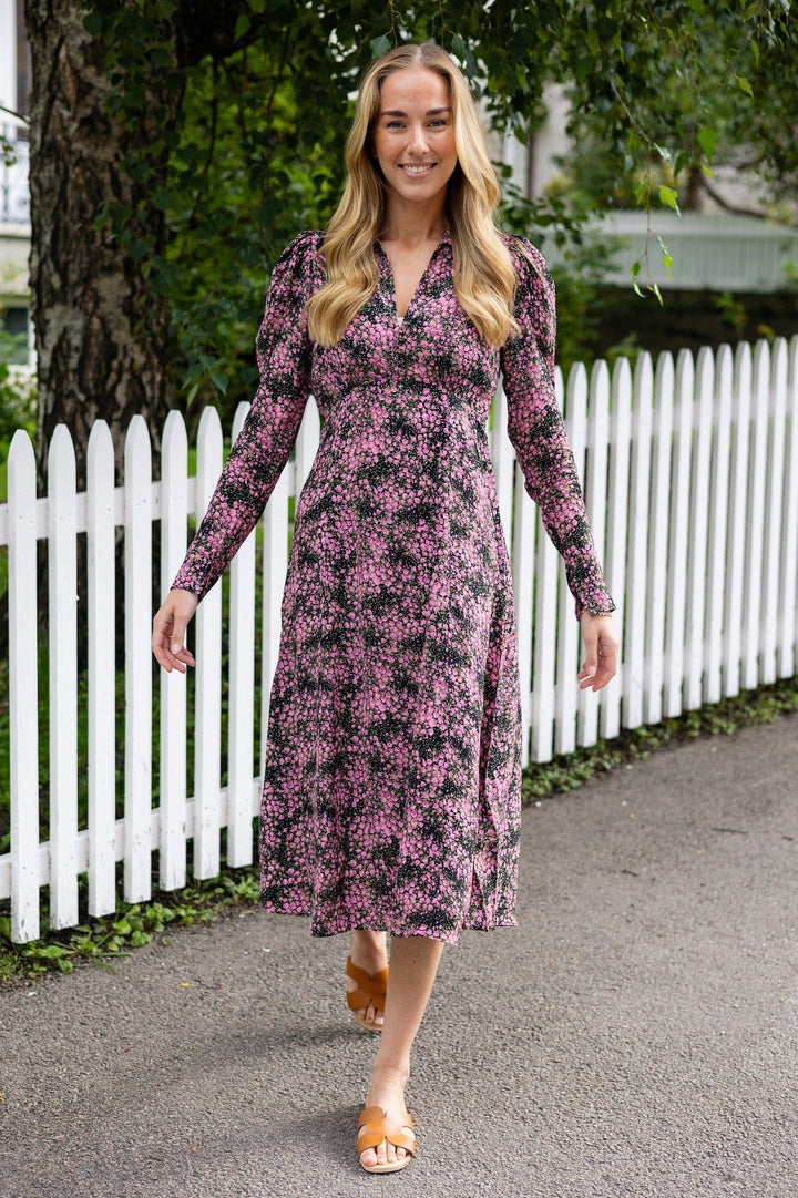 Autumn Collar Dress Evening Roses | Kjoler | Smuk - Dameklær på nett