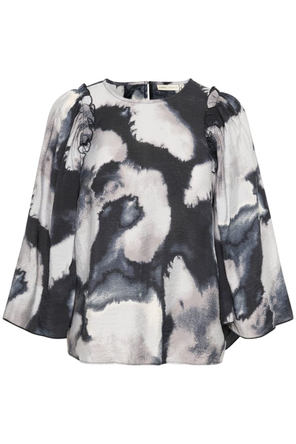 Aveniw Blouse Grey Giant Splash | Skjorter og bluser | Smuk - Dameklær på nett