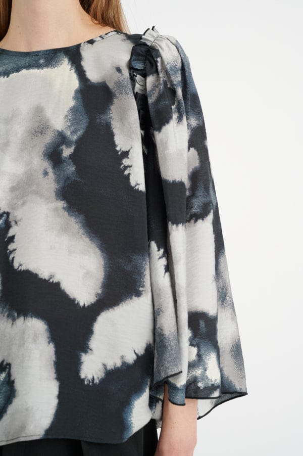 Aveniw Blouse Grey Giant Splash | Skjorter og bluser | Smuk - Dameklær på nett