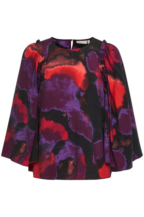 Aveniw Blouse Purple Giant Splash | Skjorter og bluser | Smuk - Dameklær på nett