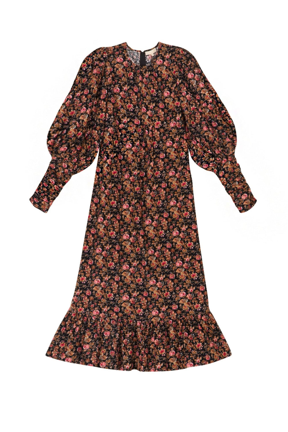 Baby Cord Relaxed Dress Dark Blossom | Kjoler | Smuk - Dameklær på nett