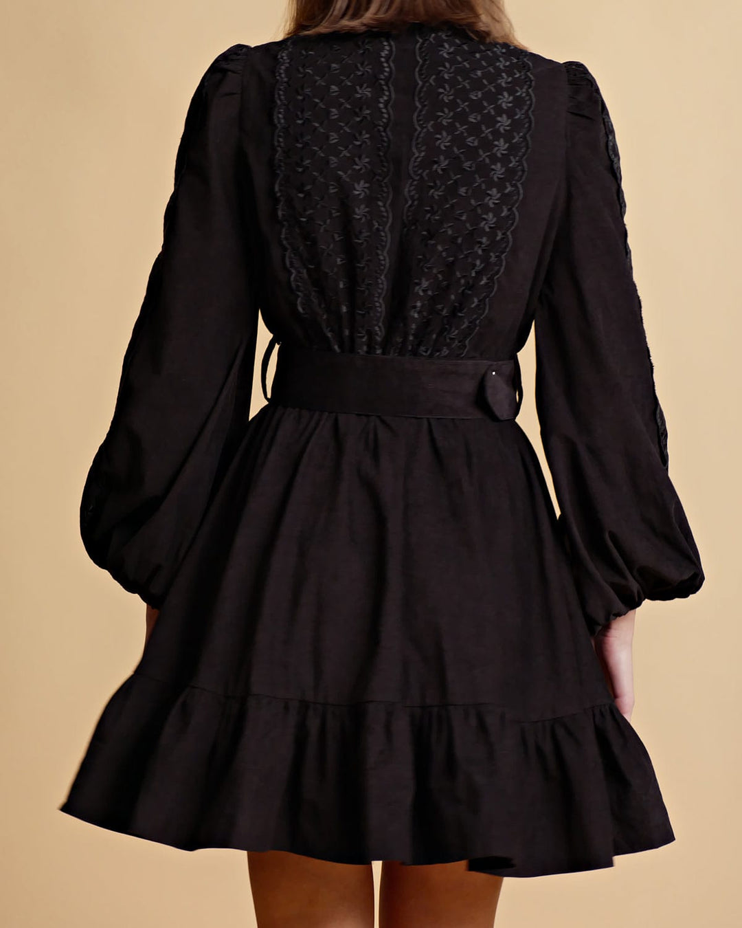 Baby Cord Shirt Dress Black | Kjoler | Smuk - Dameklær på nett