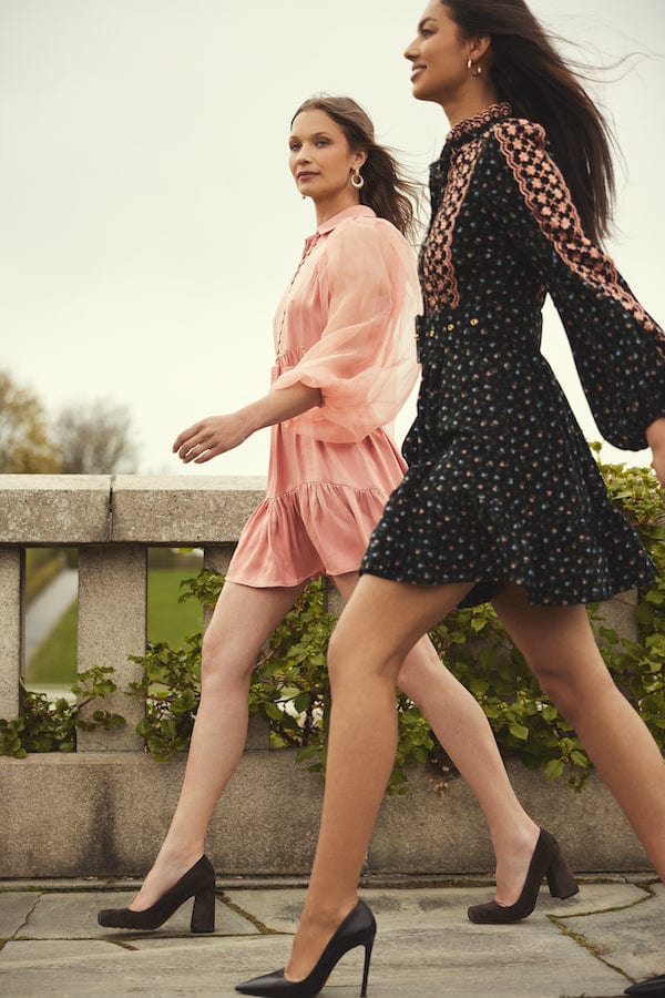 Baby Cord Shirt Dress Dark Blossom | Kjoler | Smuk - Dameklær på nett