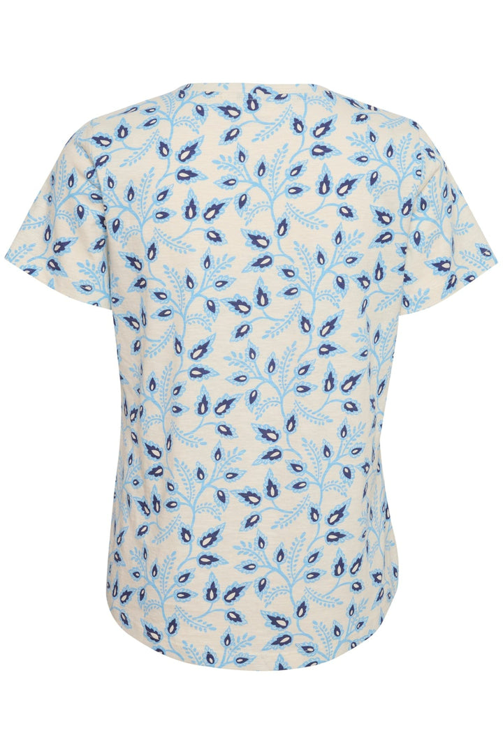 Baltic Sea Graphic Leaf Gesinaspw T-Shirt | Skjorter og bluser | Smuk - Dameklær på nett