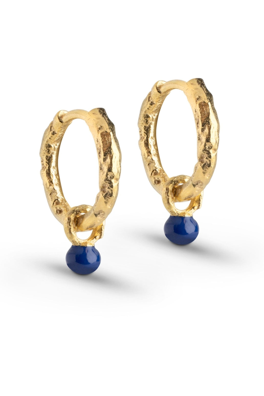 Belle Hoops Navy Blue | Accessories | Smuk - Dameklær på nett