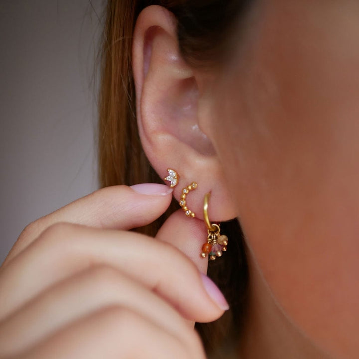 Belle Stud Gold | Accessories | Smuk - Dameklær på nett