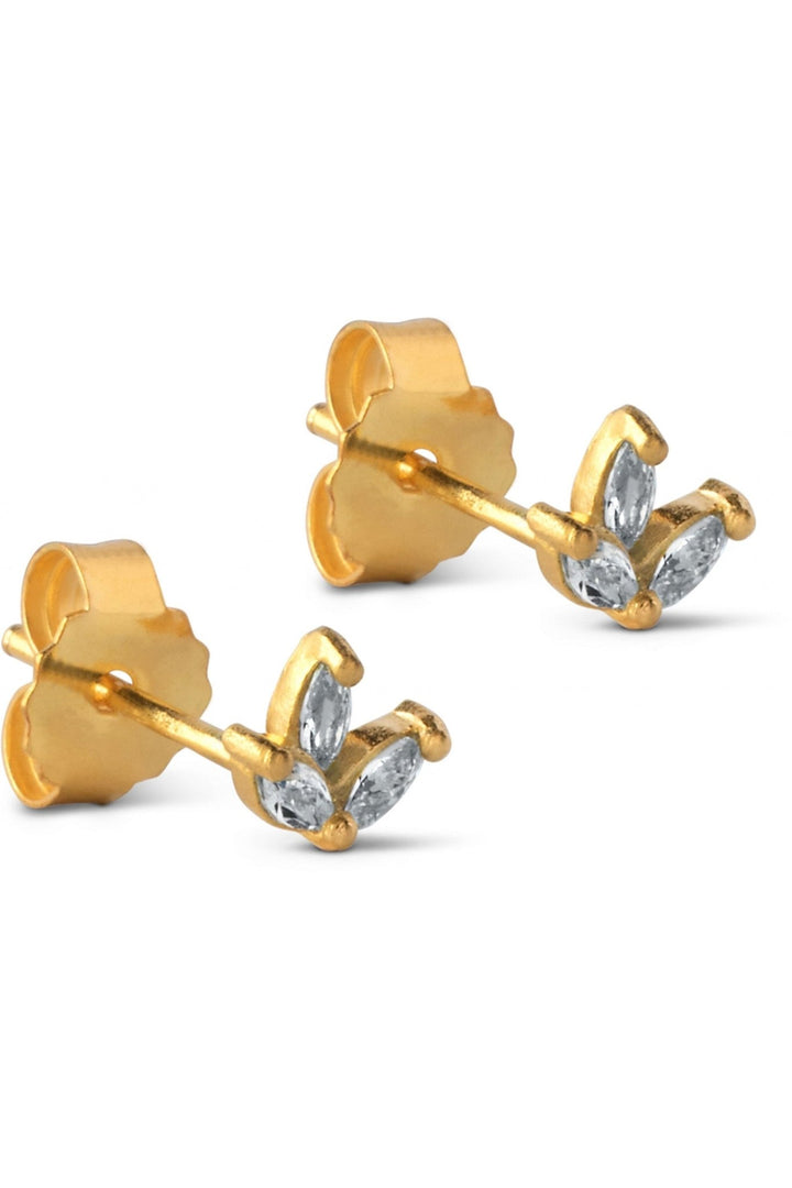 Belle Stud Gold | Accessories | Smuk - Dameklær på nett