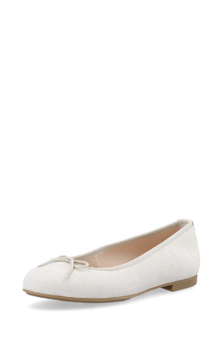 Biamadison Ballerina Suede Off White | Sko | Smuk - Dameklær på nett