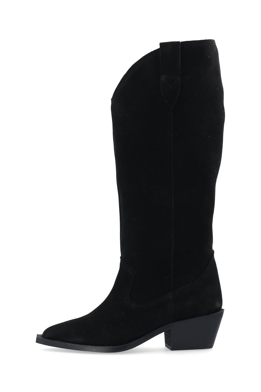 Biamona Western Boot High Suede Black | Sko | Smuk - Dameklær på nett