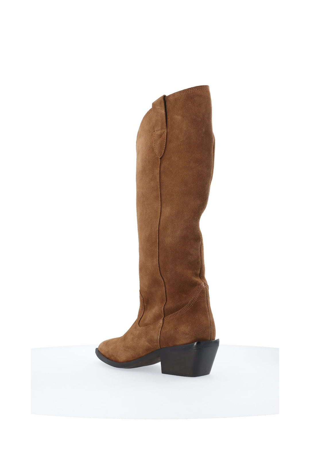 Biamona Western Boot High Suede Camel | Sko | Smuk - Dameklær på nett