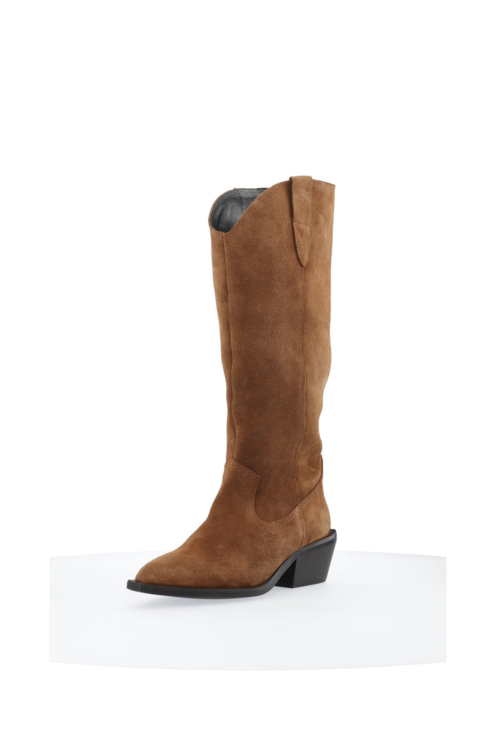 Biamona Western Boot High Suede Camel | Sko | Smuk - Dameklær på nett