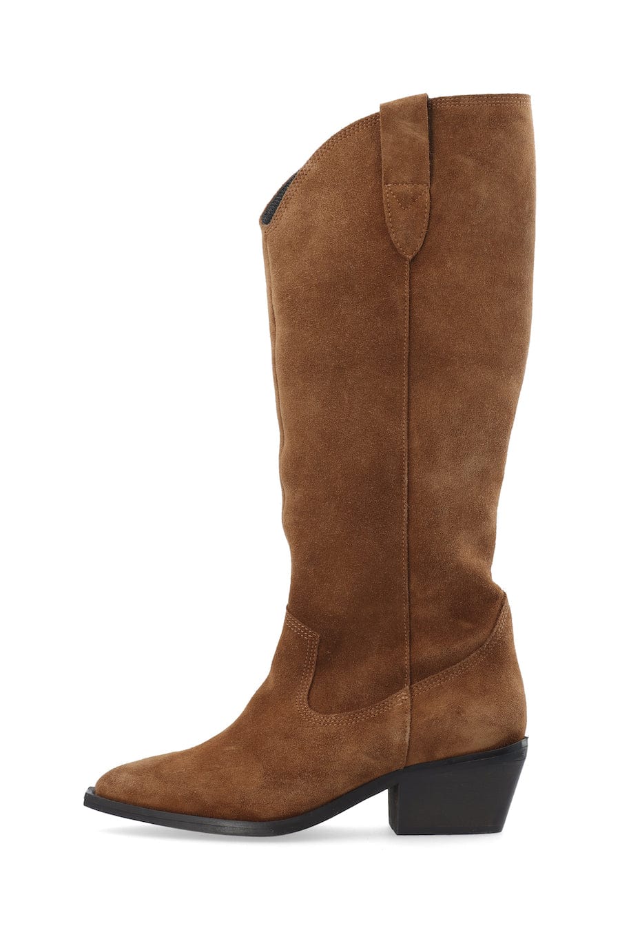 Biamona Western Boot High Suede Camel | Sko | Smuk - Dameklær på nett