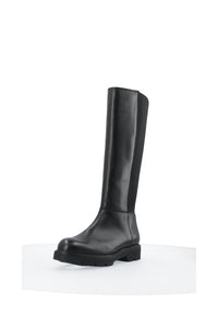 Biaothilia Knee High Elastic Boot Black