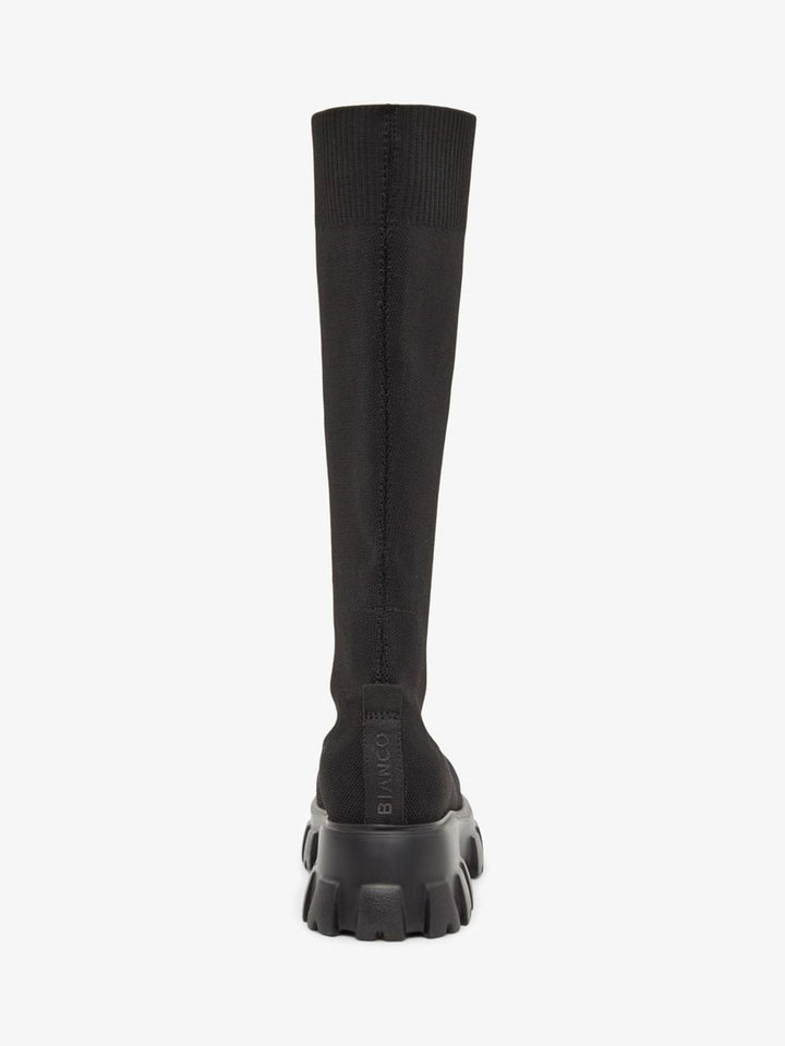 Biaprima Knee High Sock Boot Knit Black | Sko | Smuk - Dameklær på nett