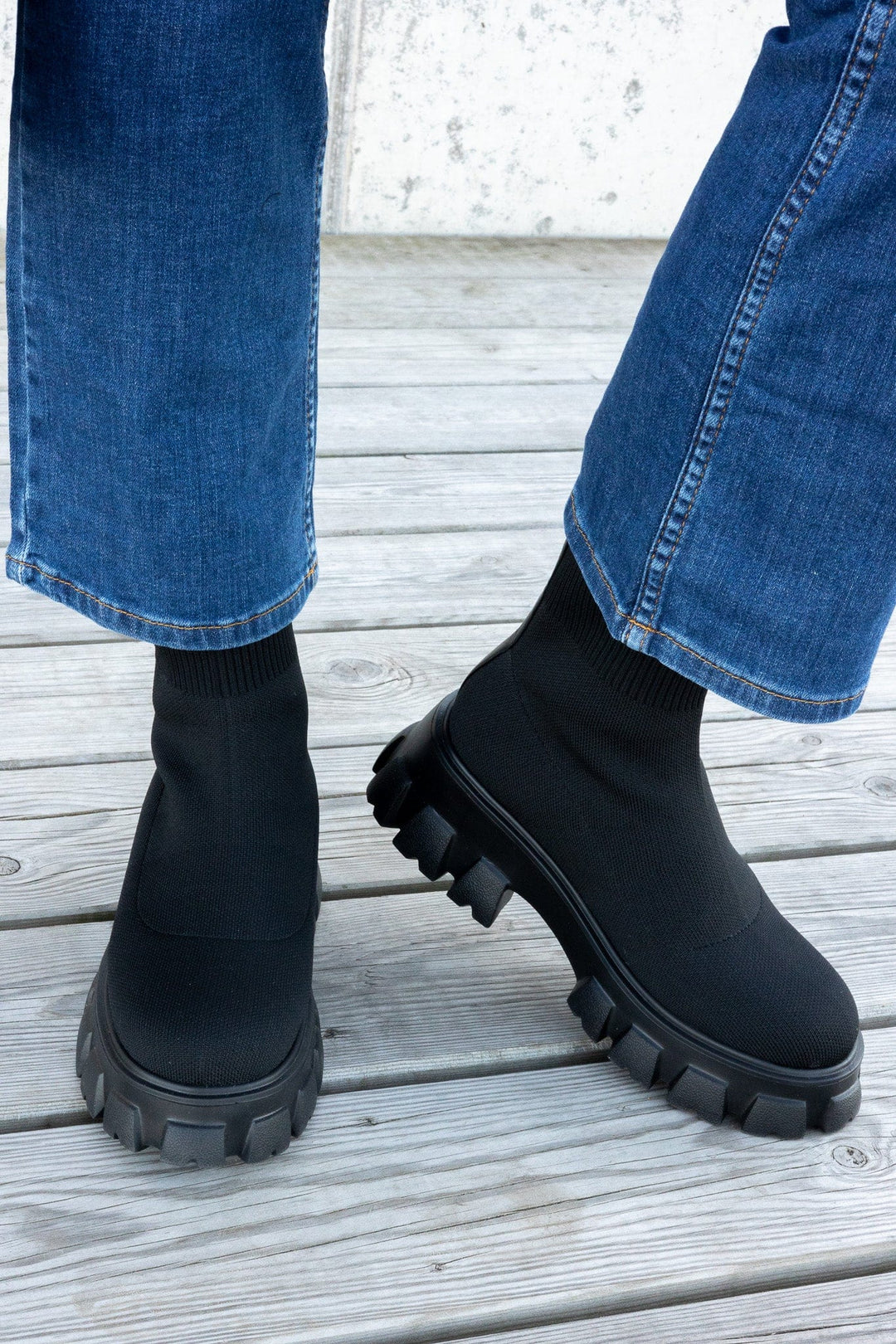 Biaprima Sock Boot Black | Sko | Smuk - Dameklær på nett