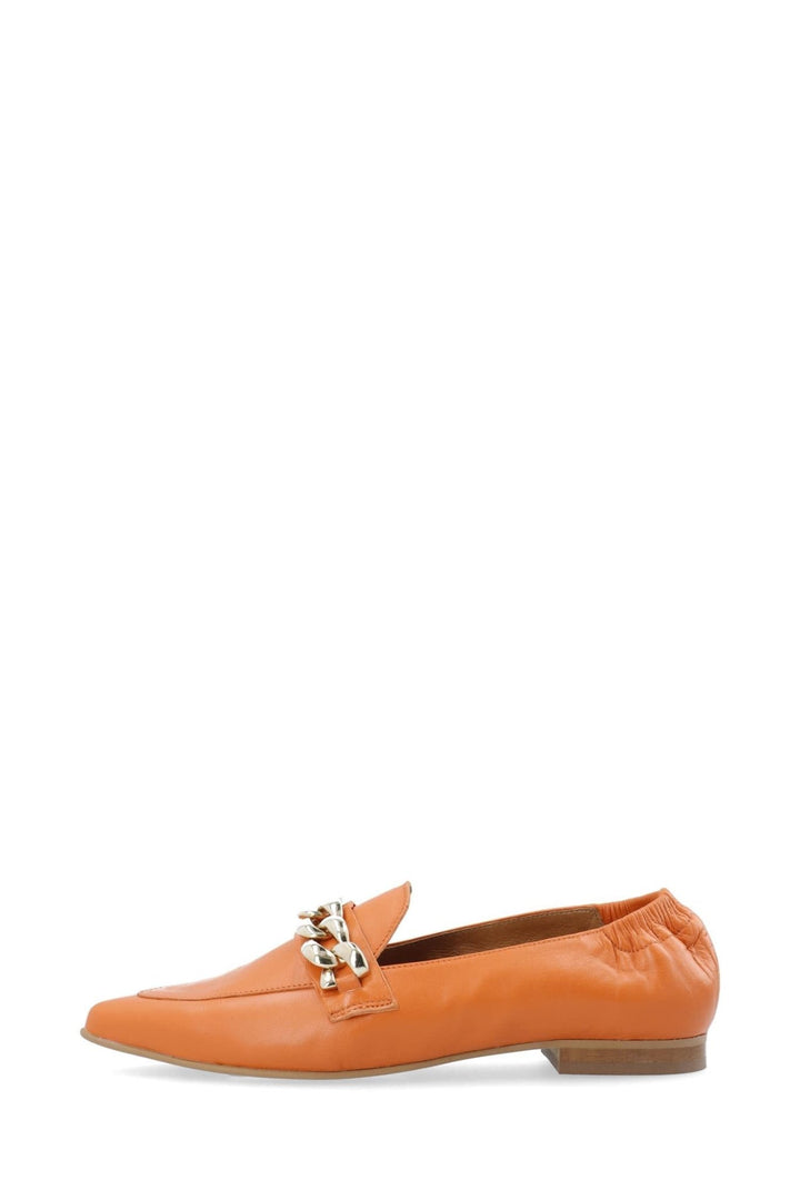 Biatracey Leather Chain Loafer Orange | Sko | Smuk - Dameklær på nett