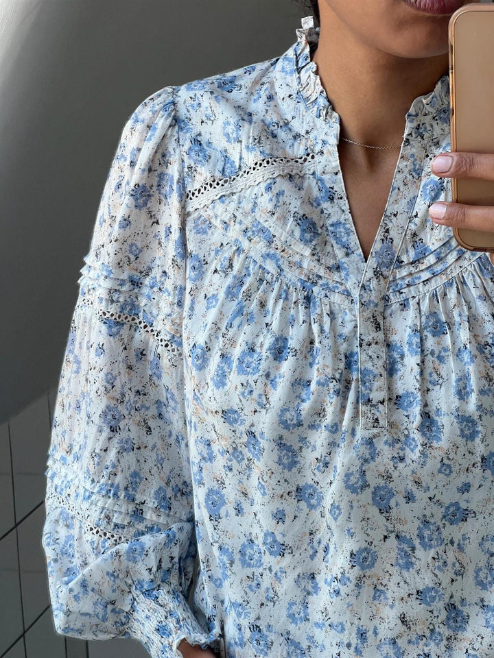 Biba Heavenly Blouse Light Blue | Skjorter og bluser | Smuk - Dameklær på nett