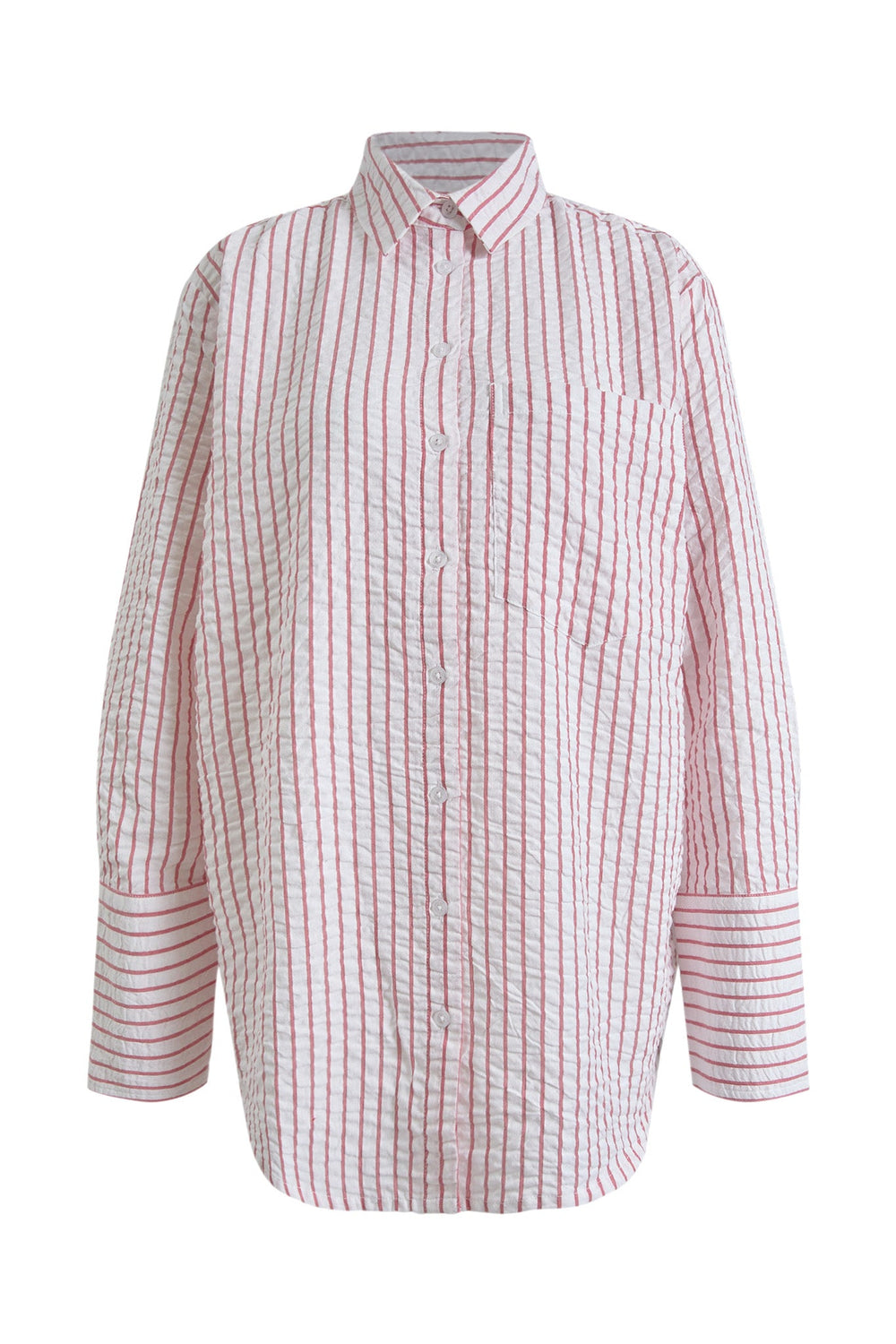 Bibi Crepe Shirt Berry | Skjorter og bluser | Smuk - Dameklær på nett
