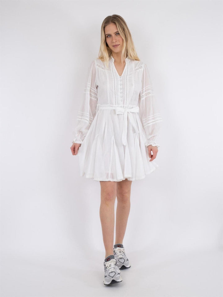 Birgitte S Voile dress White | Kjoler | Smuk - Dameklær på nett