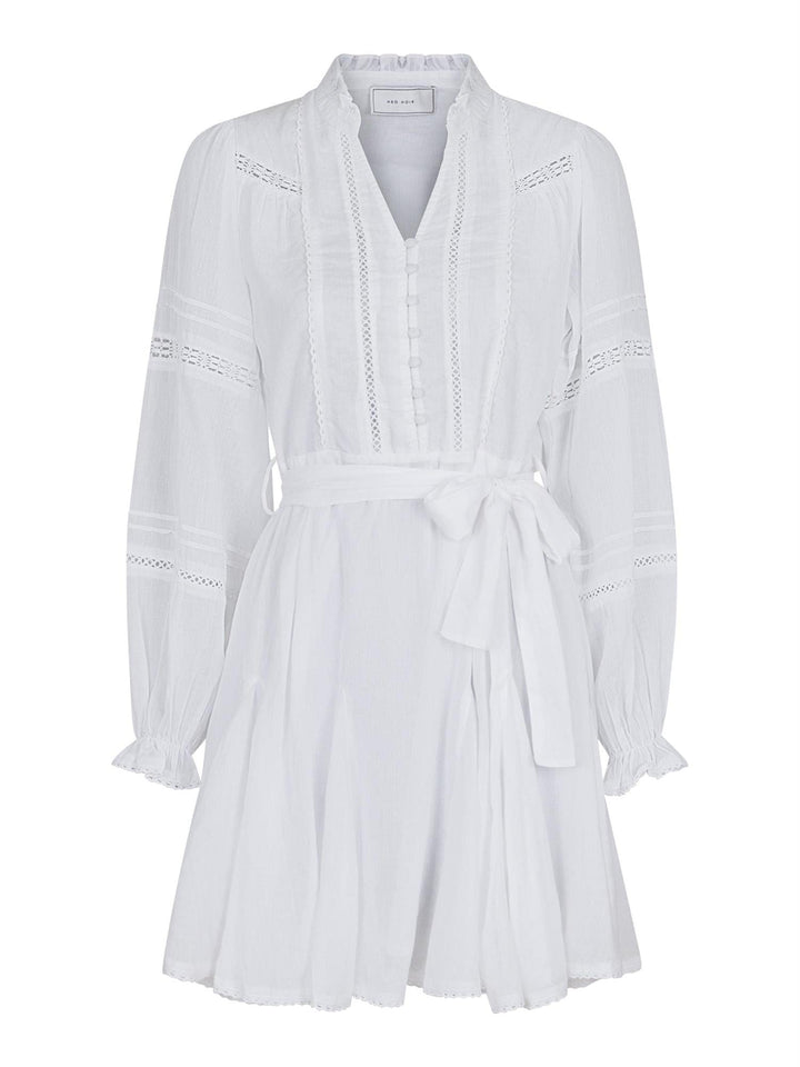 Birgitte S Voile dress White | Kjoler | Smuk - Dameklær på nett