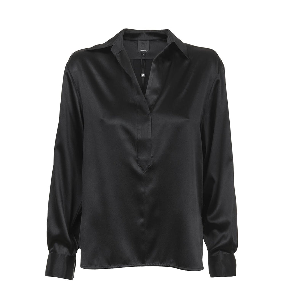Black Hazel Blouse | Skjorter og bluser | Smuk - Dameklær på nett