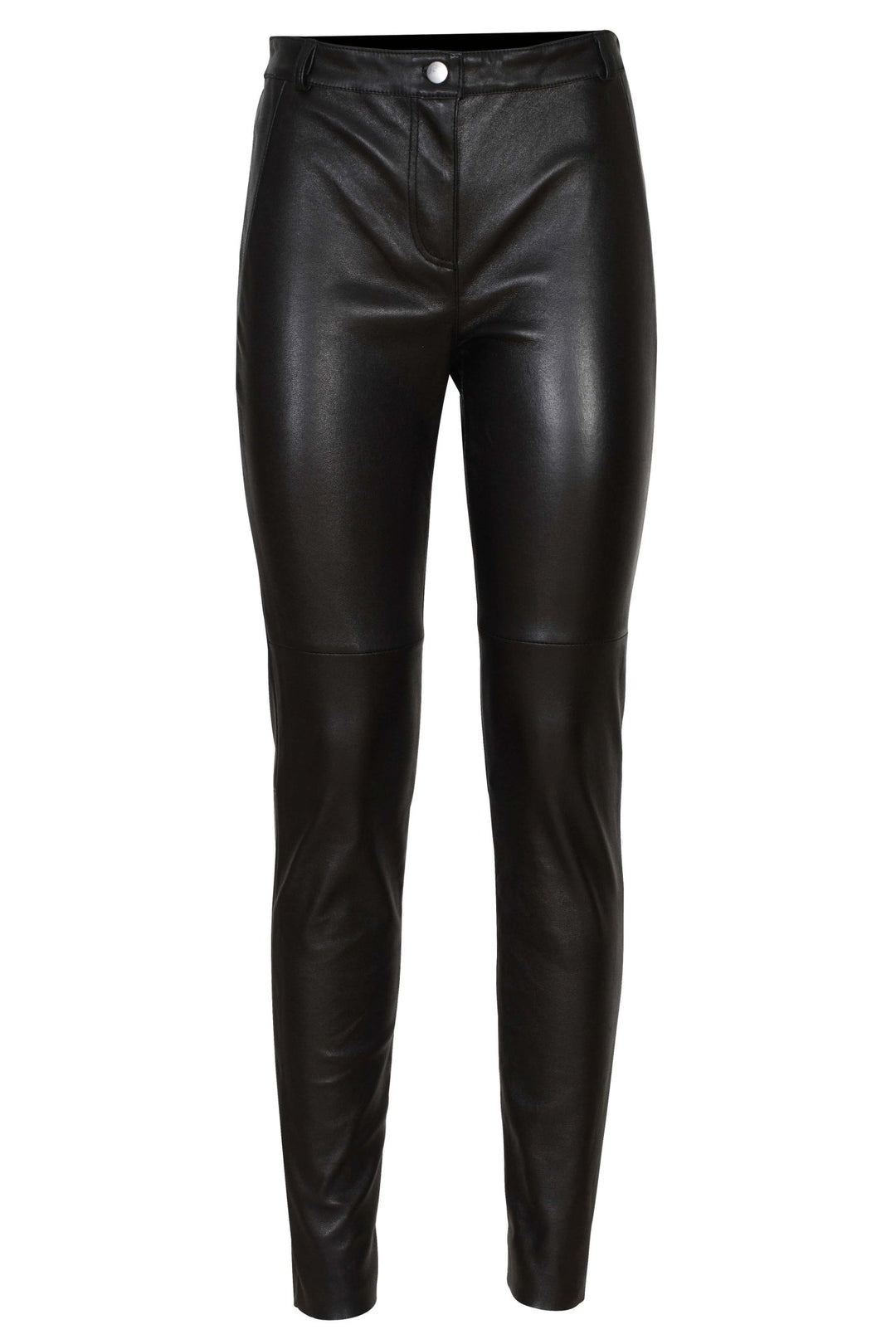 Black Leather Trouser | Bukser | Smuk - Dameklær på nett