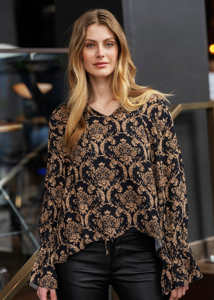 Black Margot Blouse | Skjorter og bluser | Smuk - Dameklær på nett