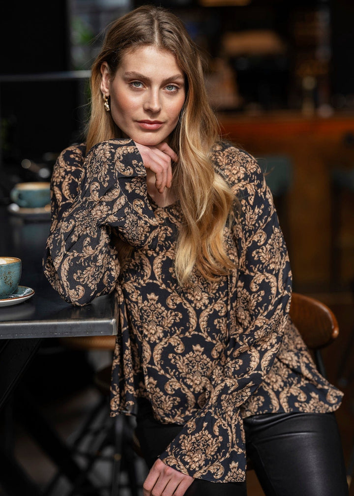 Black Margot Blouse | Skjorter og bluser | Smuk - Dameklær på nett