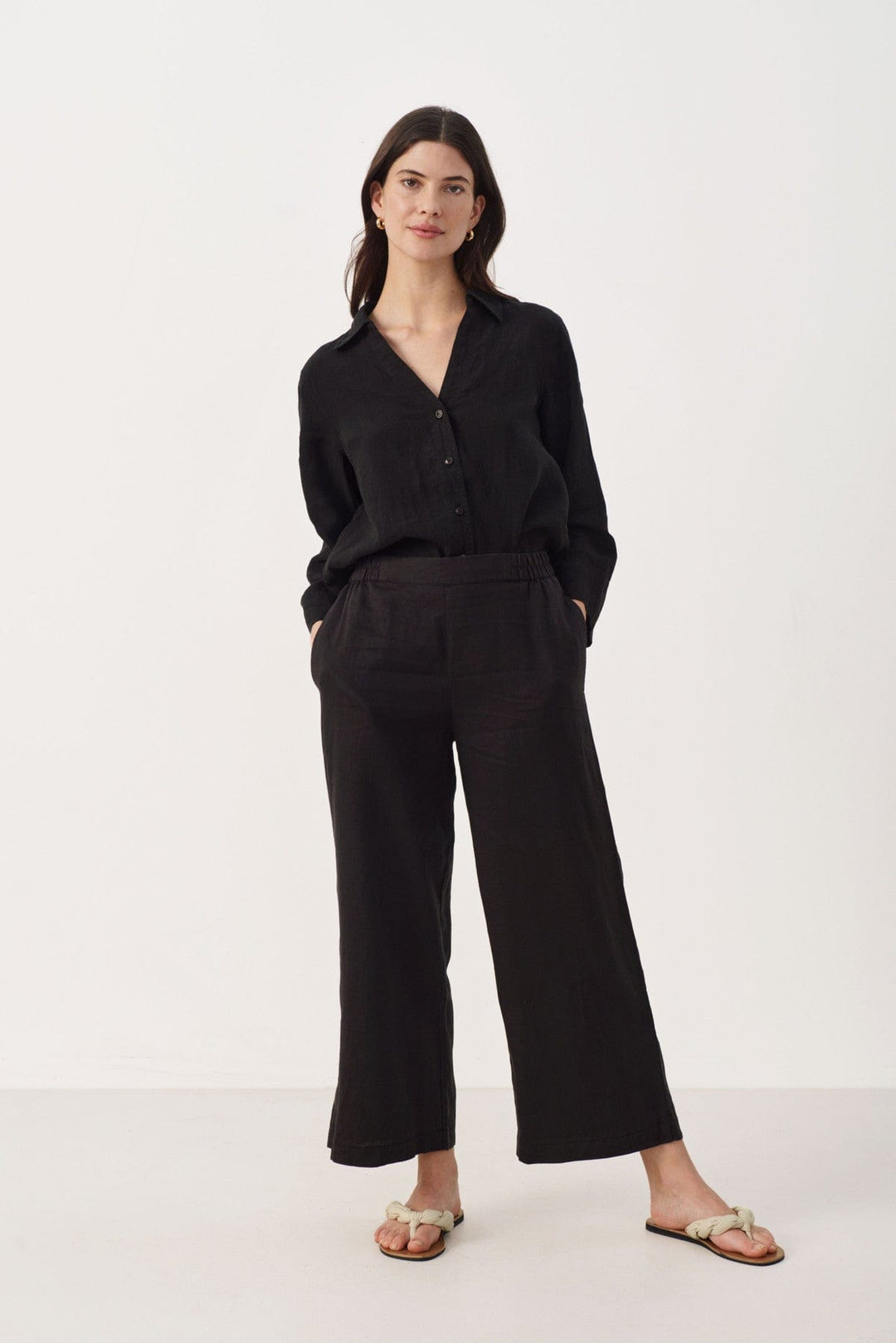 Black Petrinespw Pants | Bukser | Smuk - Dameklær på nett