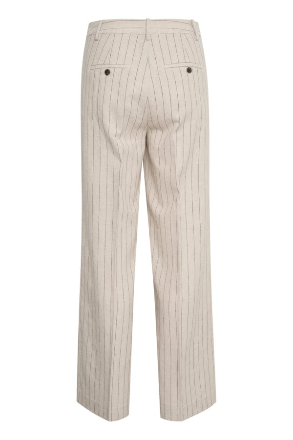 Black Stripe Ninnespw Pants | Bukser | Smuk - Dameklær på nett