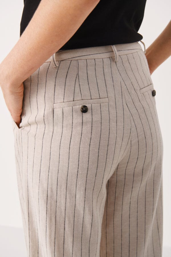 Black Stripe Ninnespw Pants | Bukser | Smuk - Dameklær på nett