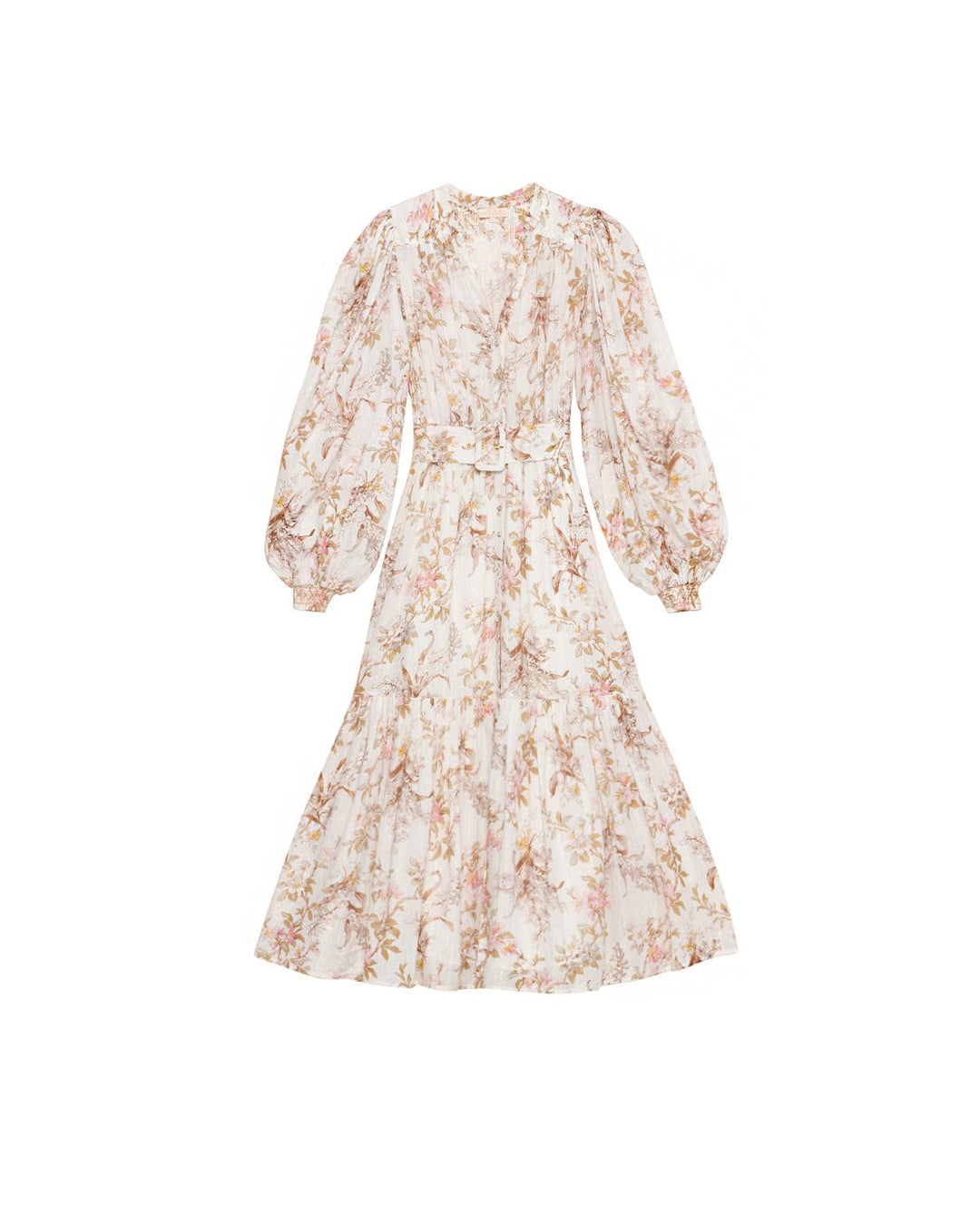 Bohemian Midi Dress Flower Branches | Kjoler | Smuk - Dameklær på nett