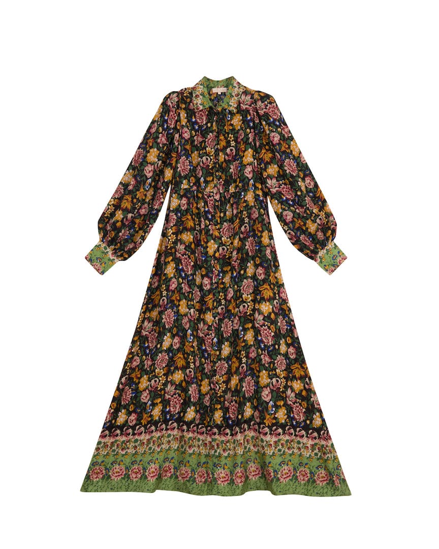 Boho Button Down Dress Blooming | Kjoler | Smuk - Dameklær på nett