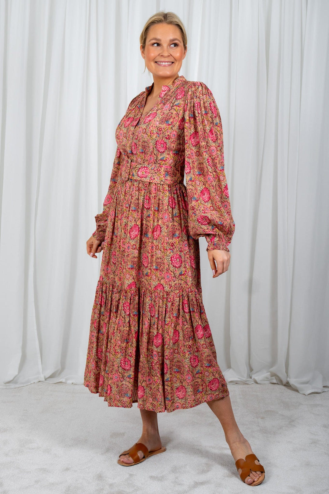 Boho Midi Dress Marigold | Kjoler | Smuk - Dameklær på nett