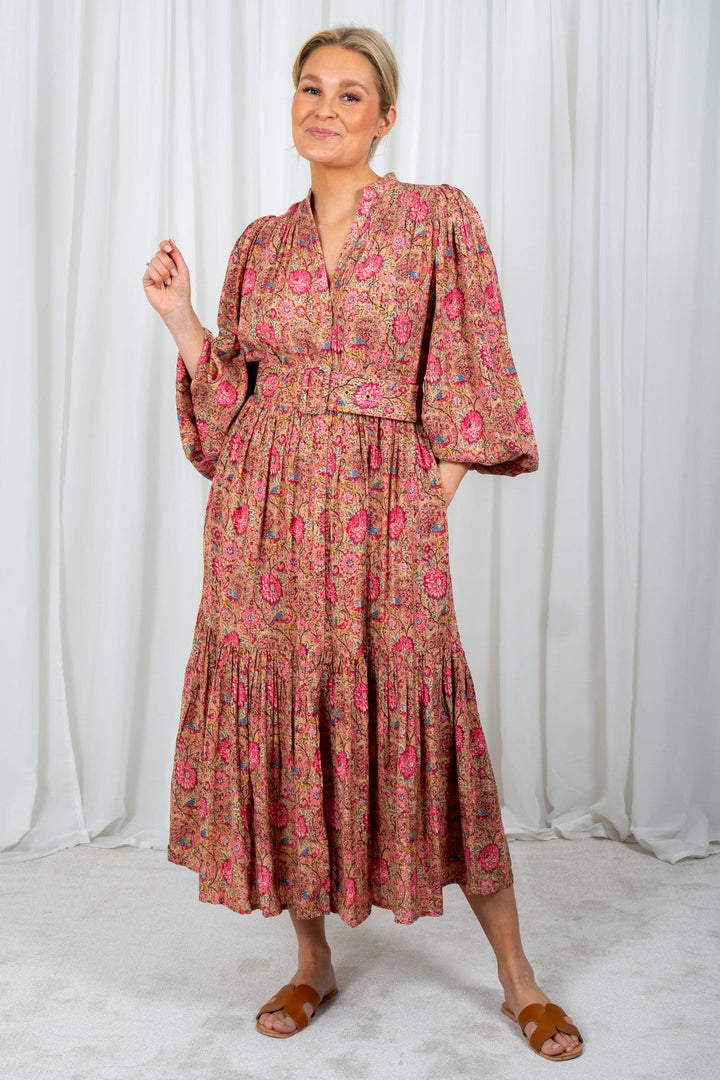 Boho Midi Dress Marigold | Kjoler | Smuk - Dameklær på nett