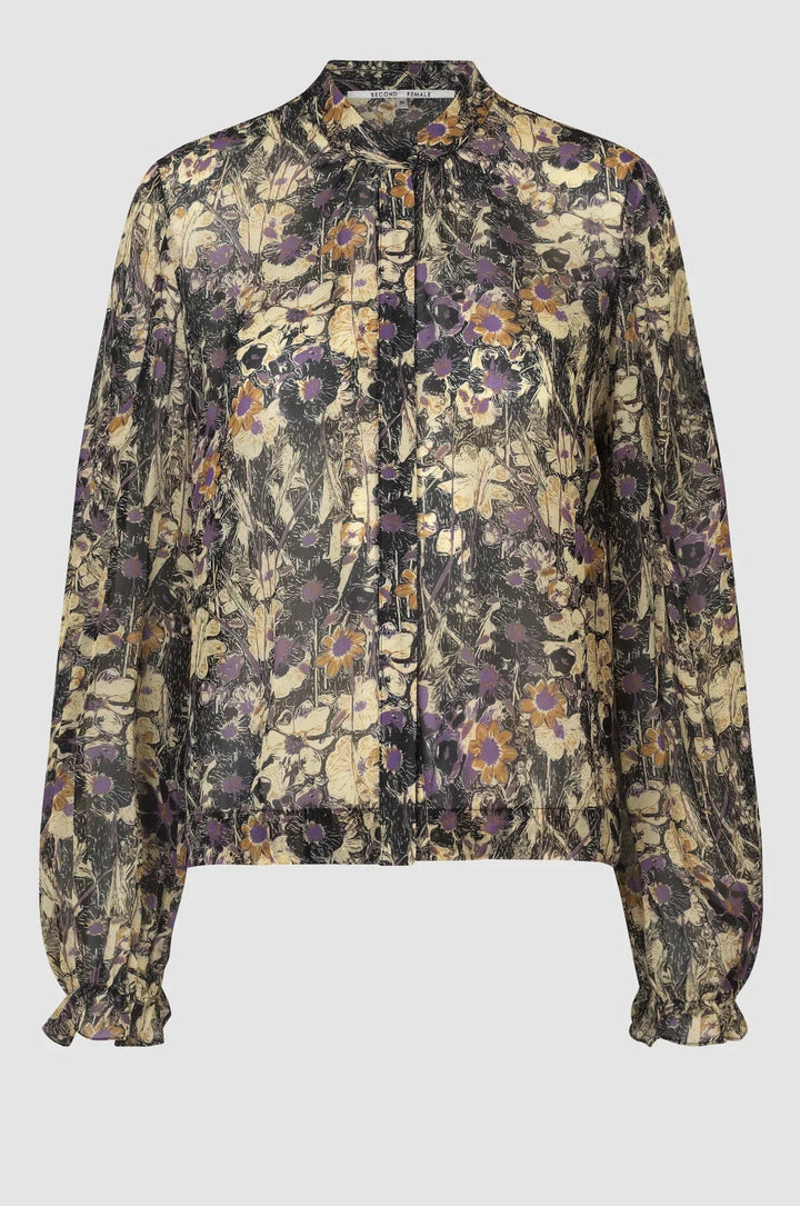 Botane Shirt Black | Skjorter og bluser | Smuk - Dameklær på nett