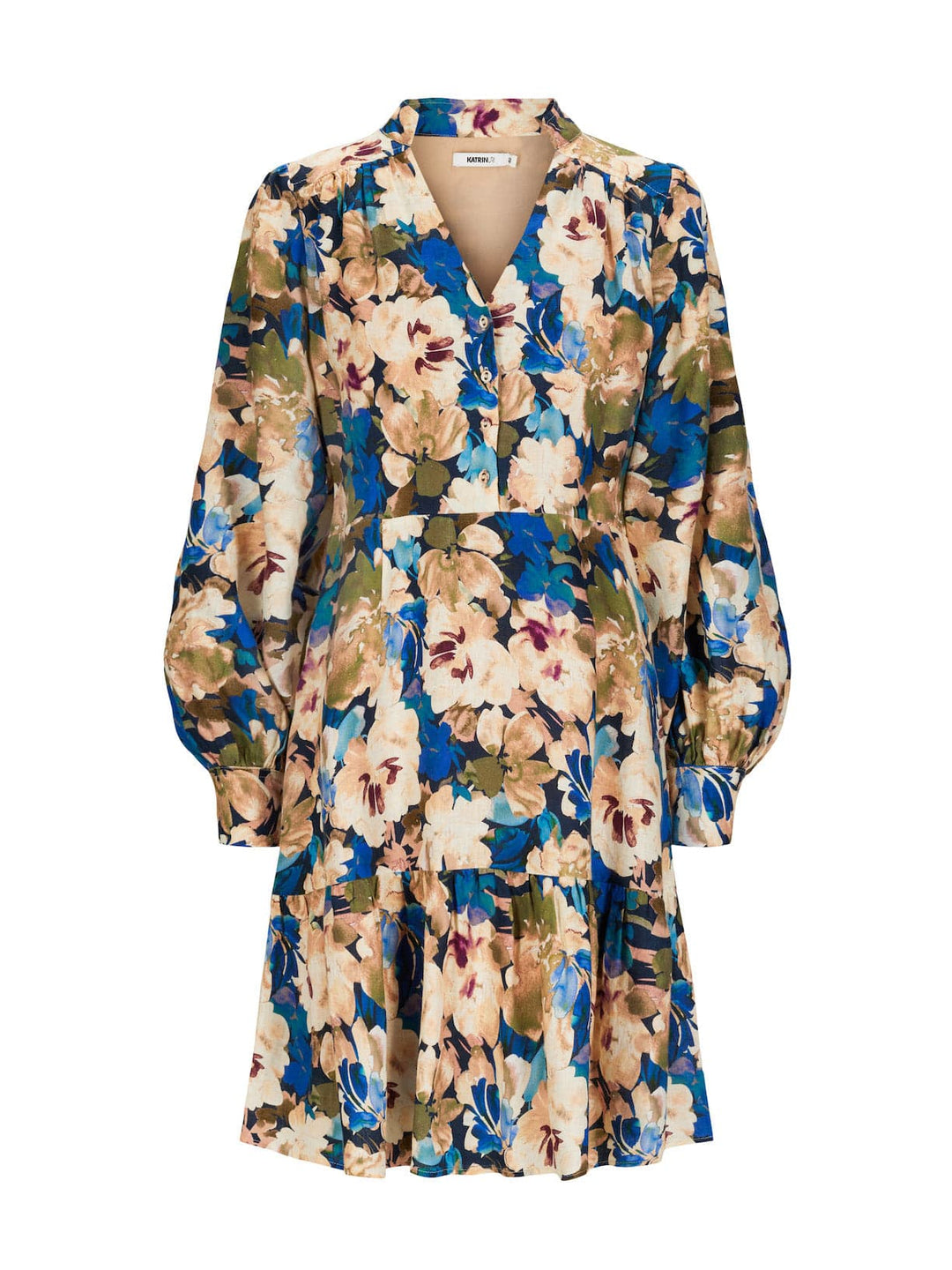 Botanical Garden Marie Dress Blue | Kjoler | Smuk - Dameklær på nett